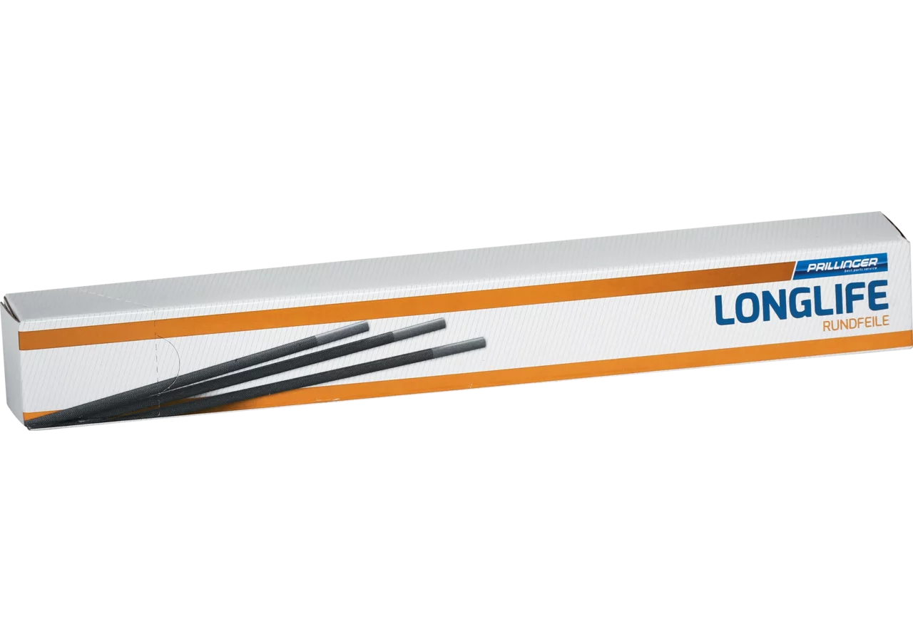 Rundfeile Longlife L 200 mm, AD 4,0 mm, im Karton, 12 Stück Prillinger Longlife