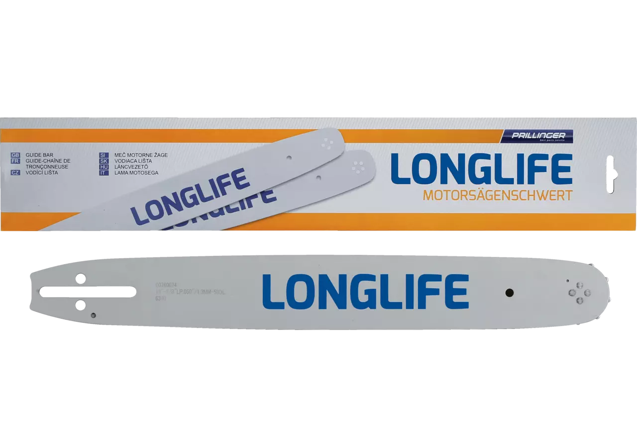 Motorsägenschwert Longlife L 40 cm, T 3/8 Zoll, S 1,3 mm, Anschluss UH/K095 Prillinger Longlife