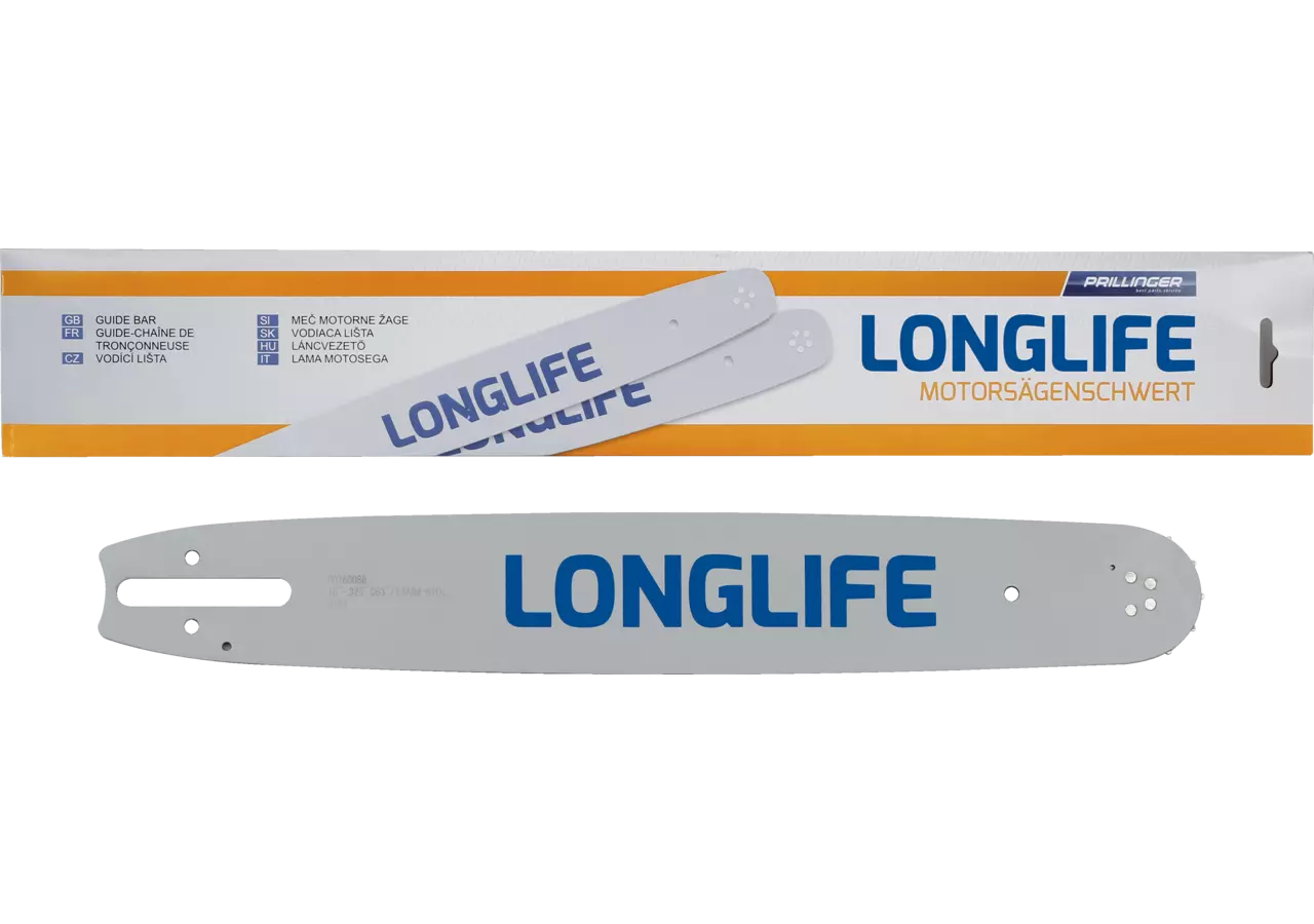 Motorsägenschwert Longlife L 38 cm, T .325 Zoll, S 1,6 mm, Anschluss SN/D025 Prillinger Longlife