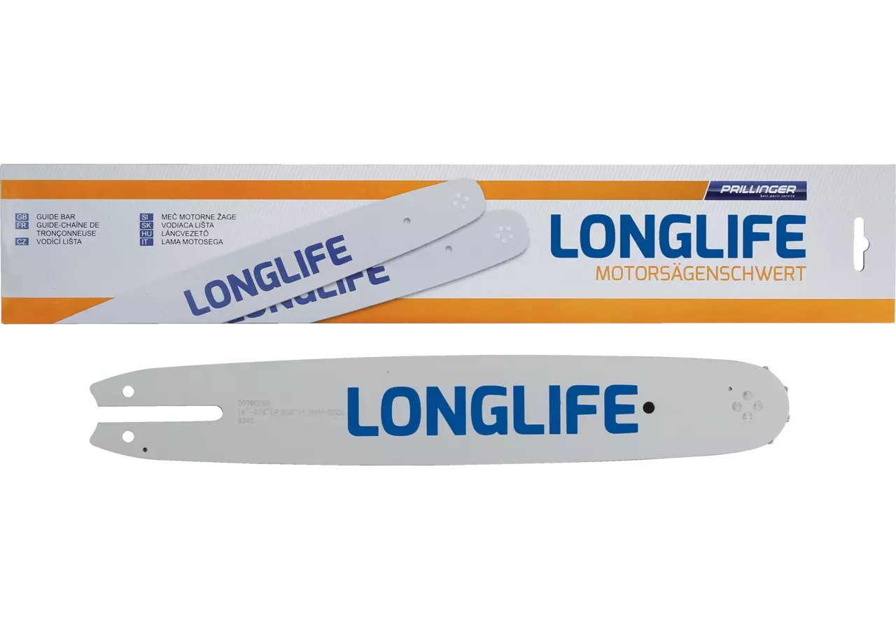 Motorsägenschwert Longlife L 30 cm, T 3/8 Zoll, S 1,3 mm, Anschluss SW/A074 Prillinger Longlife