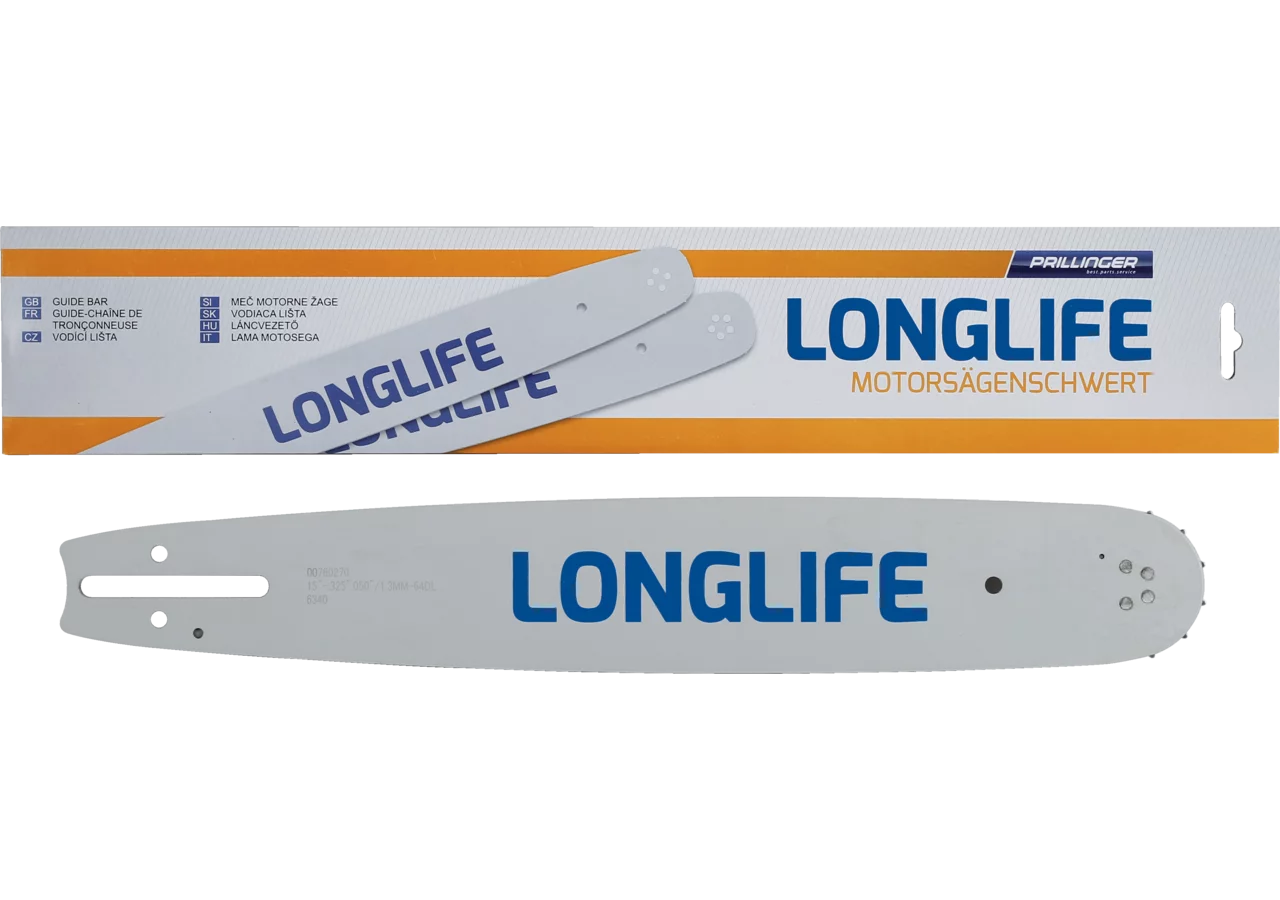 Motorsägenschwert Longlife L 38 cm, T .325 Zoll, S 1,3 mm, Anschluss TO/K041 Prillinger Longlife