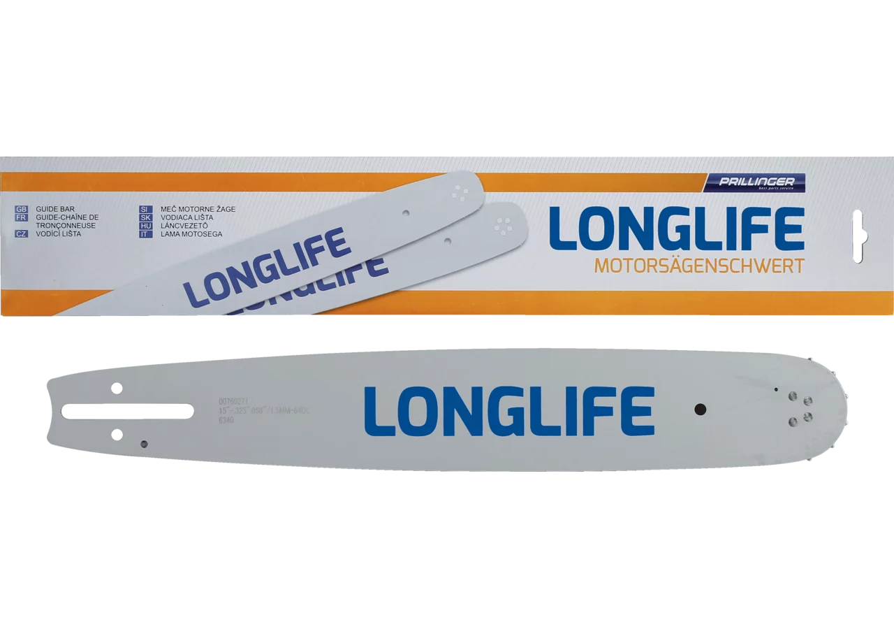 Motorsägenschwert Longlife L 38 cm, T .325 Zoll, S 1,5 mm, Anschluss TO/K041 Prillinger Longlife