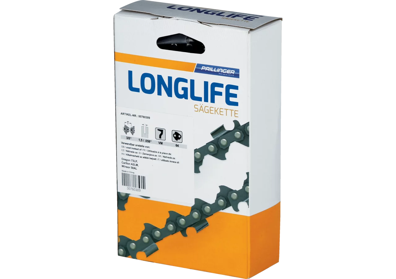 Sägekette Longlife T 3/8 Zoll, VM, S 1,5 mm, 64E Prillinger Longlife