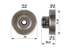 Ringkettenrad-Longlife – passend für 32061X, 3/8'', 7Z Prillinger Longlife