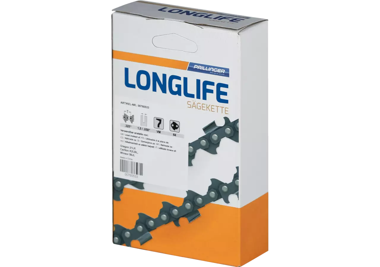 Sägekette Longlife T .325 Zoll, VM, S 1,5 mm, 78E Prillinger Longlife