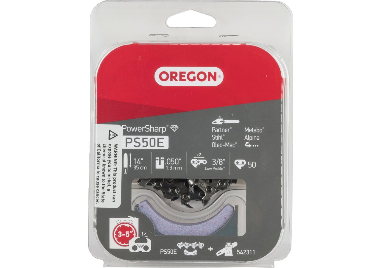 Sägekette Powersharp Kette T 3/8 Zoll LoPro Treibgliedanzahl 50 Oregon