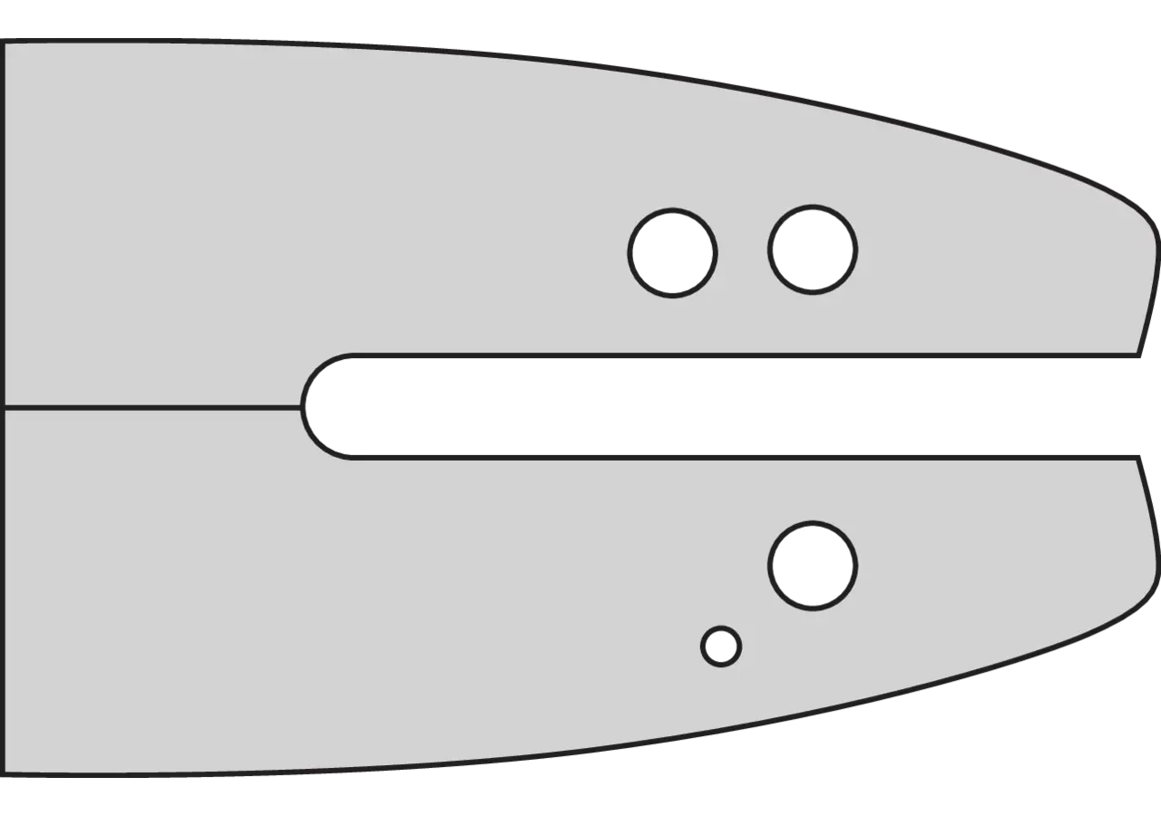 Motorsägenschwert L 40 cm, T 3/8 Zoll, S 1,3 mm, Anschluss A318 Oregon 160SXEA318 Oregon