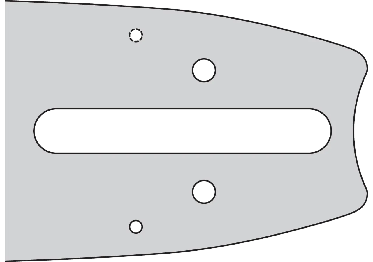 Motorsägenschwert L 70 cm, T 3/8 Zoll, S 1,6 mm, Anschluss D025 Oregon 283RNDD025 Oregon