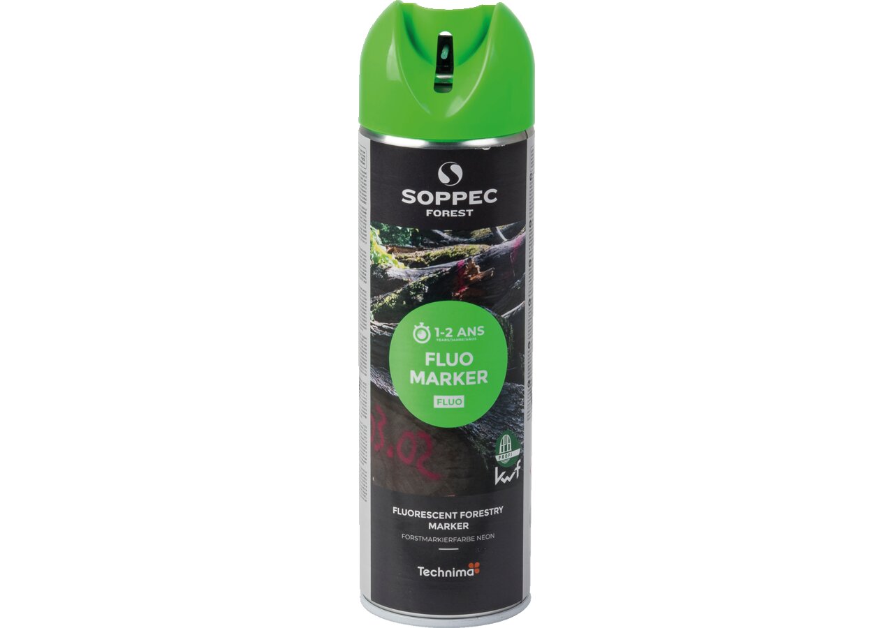 Forstmarkierspray Fluo Marker, Grün, Inhalt 500 ml von Soppec GartenShop24