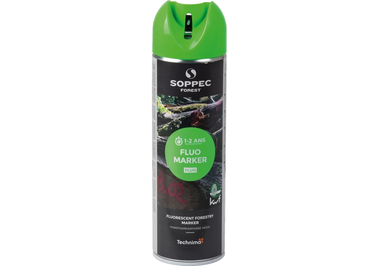 Forstmarkierspray Fluo Marker, Grün, Inhalt 500 ml von Soppec GartenShop24