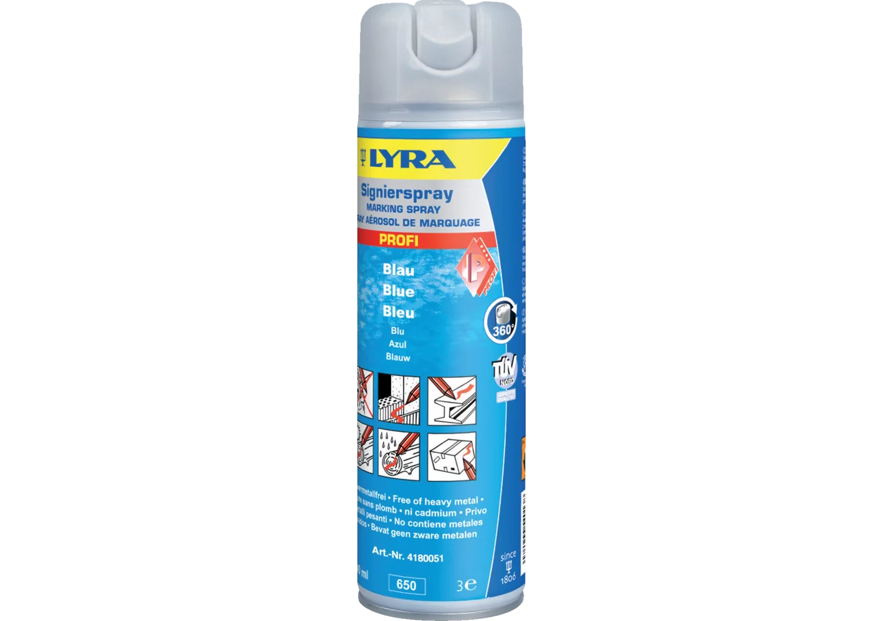 Forstmarkierspray Blau, Inhalt 500 ml von Lyra Lyra