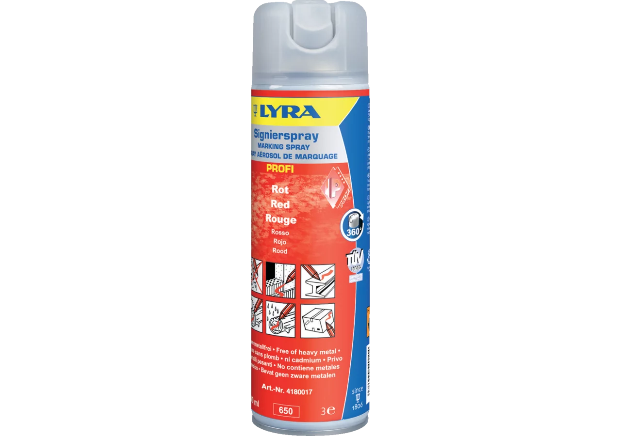 Forstmarkierspray Rot, Inhalt 500 ml von Lyra Lyra