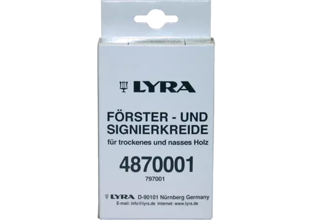 Kreide Weiß, Inhalt 12 Stück von Lyra Lyra