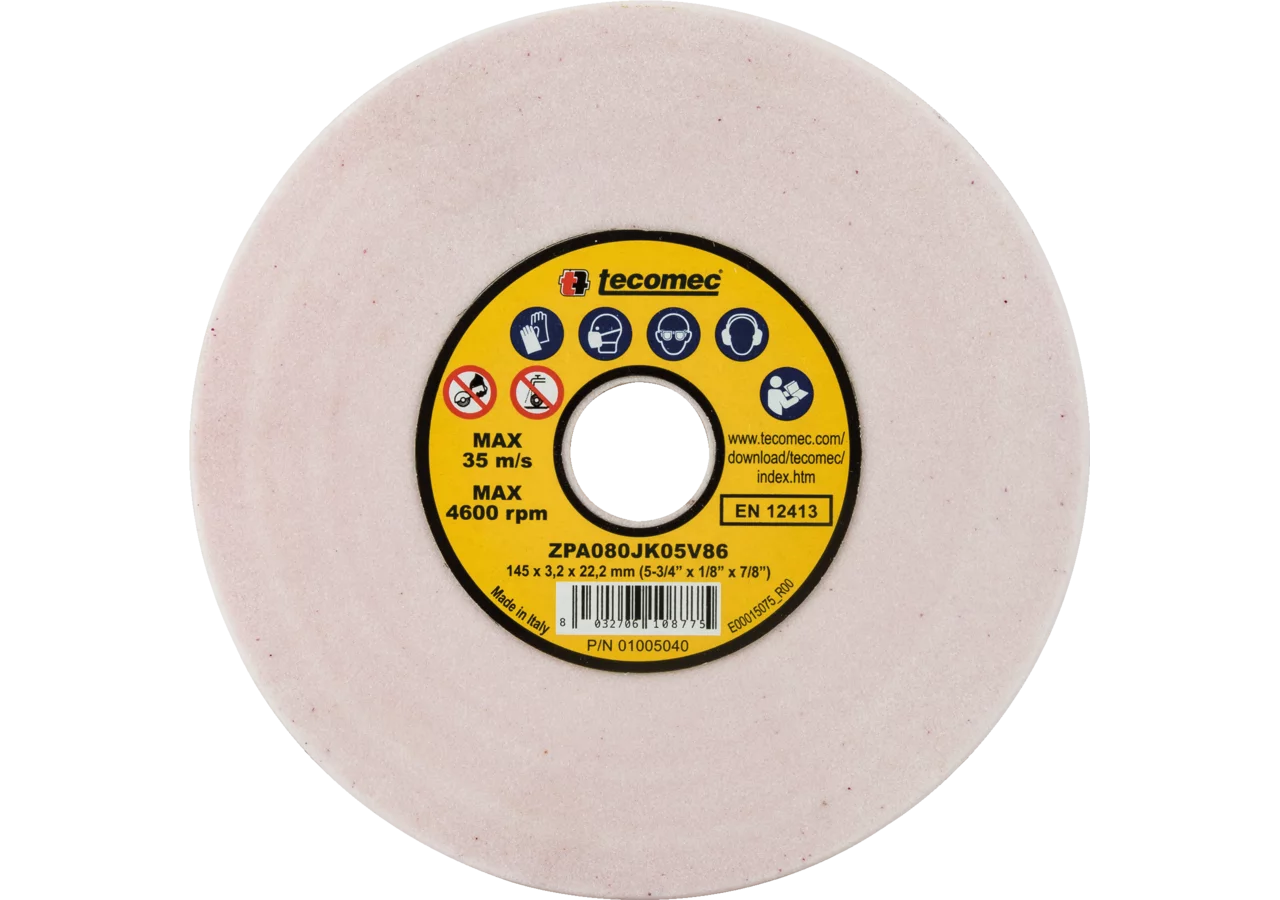 Schleifscheibe Tecomec AD 145 mm x ID 22,2 mm x B 3,2 mm T. 3/8 Zoll, .325 Zoll Tecomec