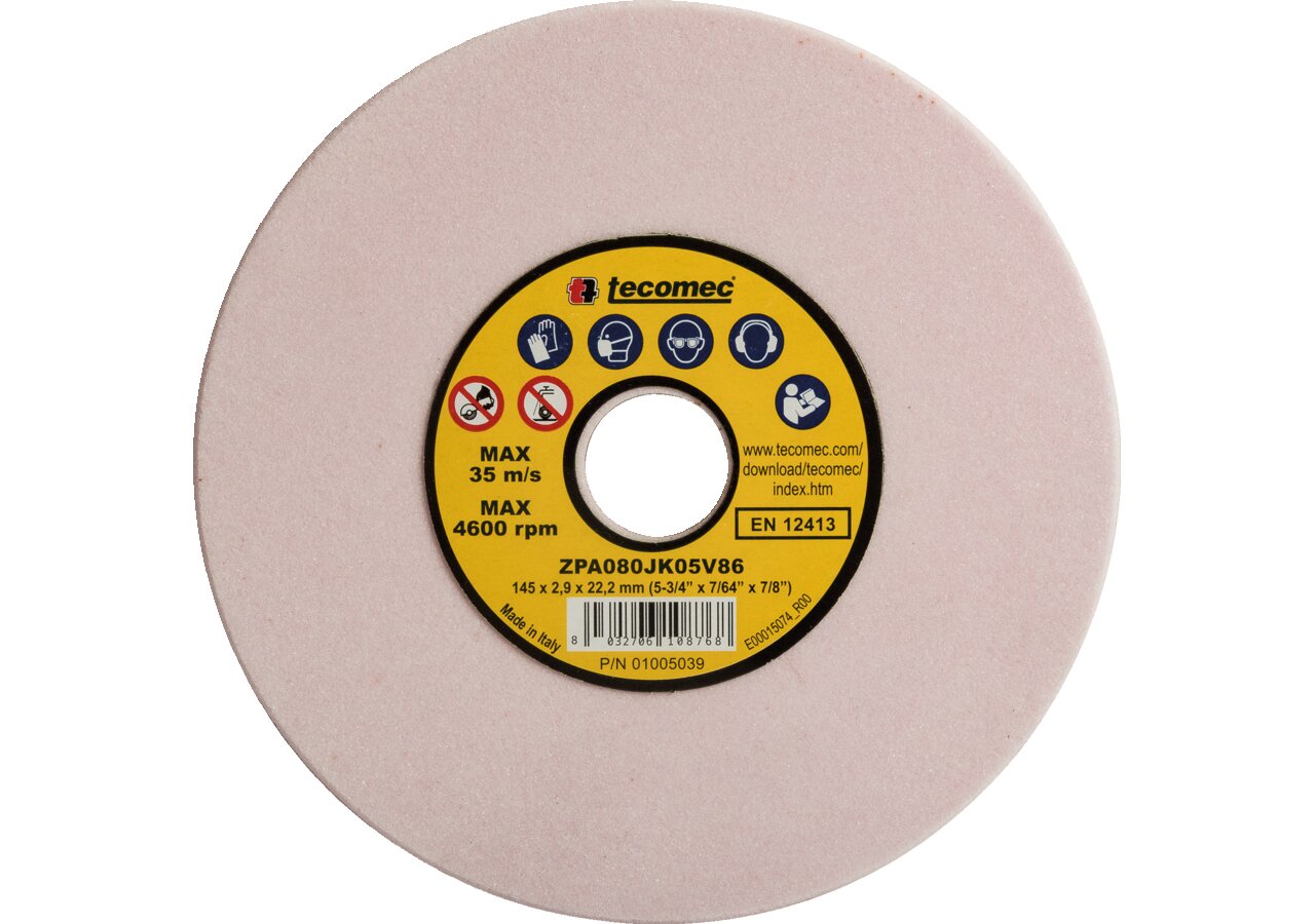 Schleifscheibe AD 145 mm, ID 22,2 mm, B 2,9 mm Ultra Slim Tecomec