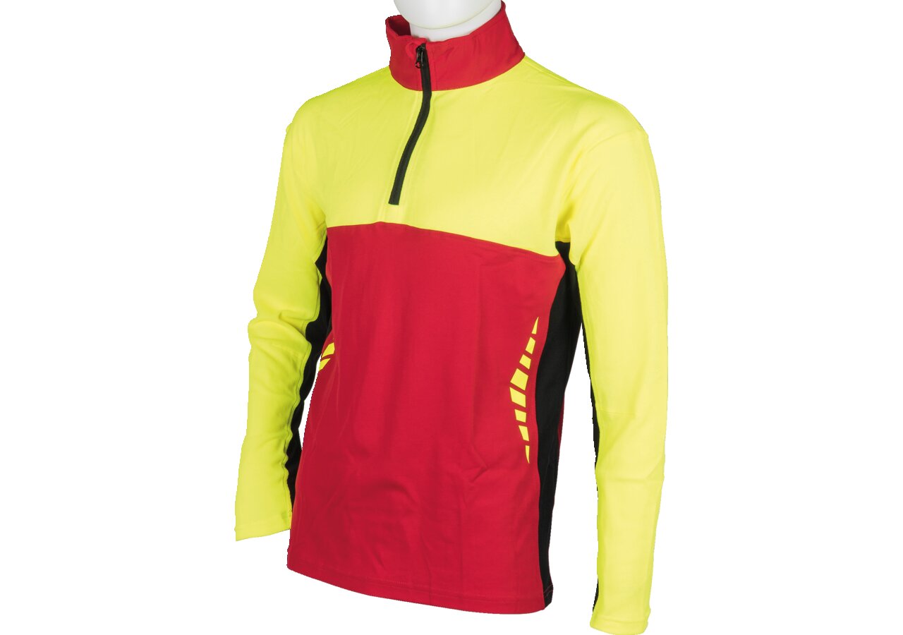 Forst-Shirt Woodcreek, Rot-Schwarz-Gelb, Größe S GartenShop24