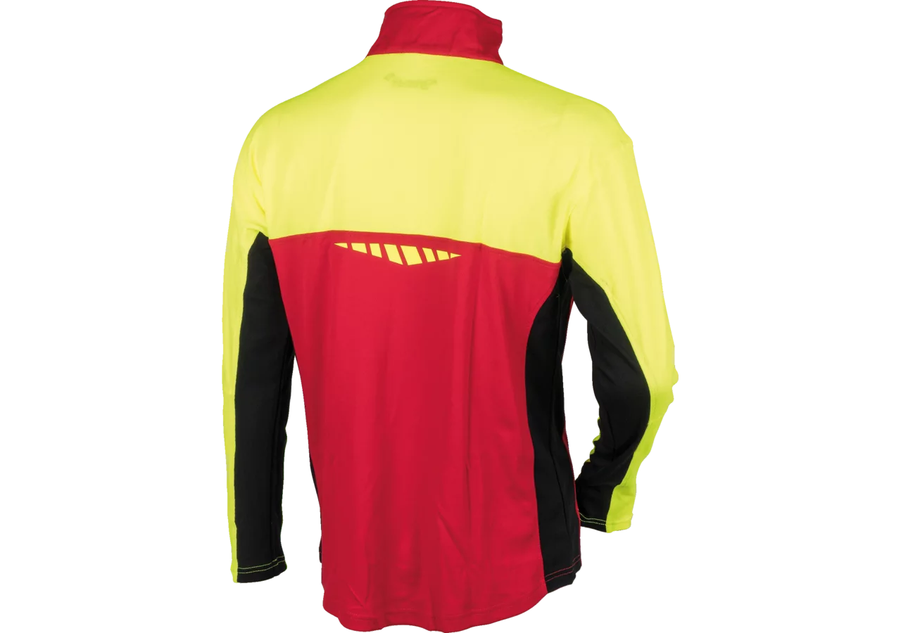 Forst-Shirt Woodcreek, Rot-Schwarz-Gelb, Größe M GartenShop24