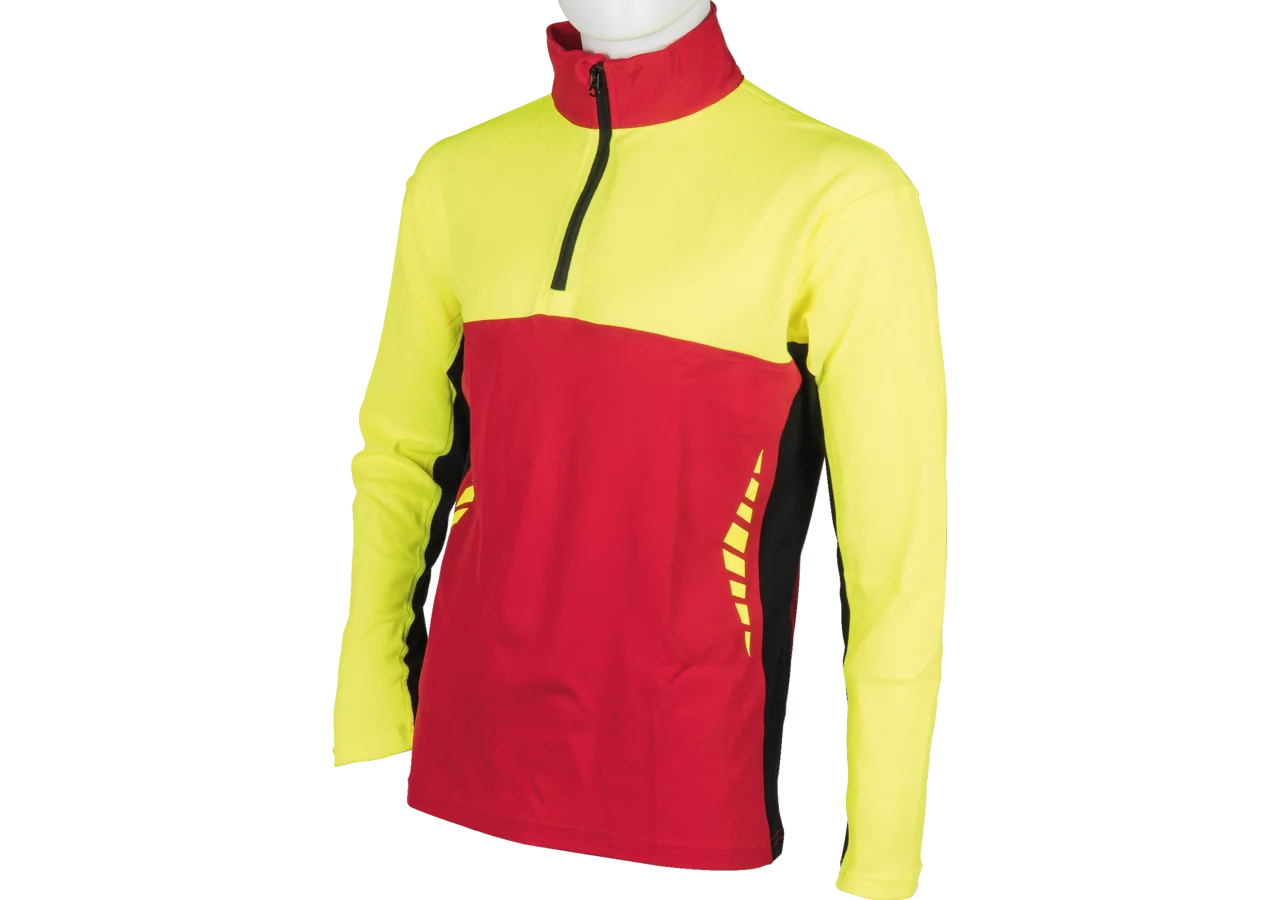 Forst-Shirt Woodcreek, Rot-Schwarz-Gelb, Größe XL GartenShop24
