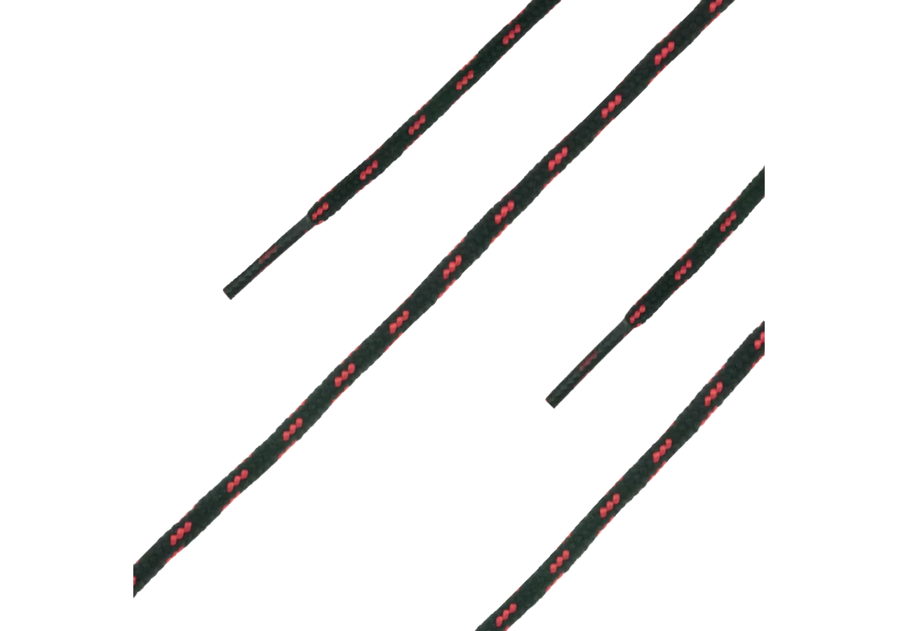 Schnürsenkel L 220 cm, Farbe schwarz-rot Haix