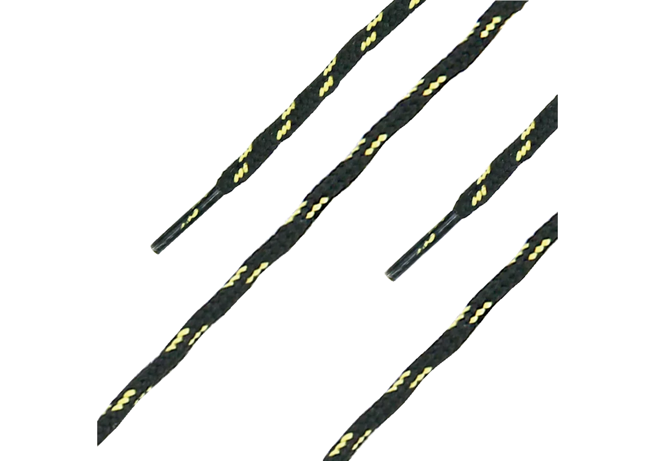 Schnürsenkel L 180 cm, Farbe schwarz-gelb Haix