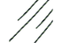 Schnürsenkel L 230 cm, Farbe schwarz-gelb-grau Haix
