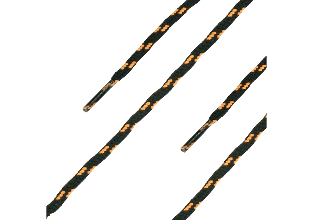 Schnürsenkel L 210 cm, Farbe schwarz-orange Haix