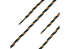 Schnürsenkel L 220 cm, Farbe schwarz-orange Haix