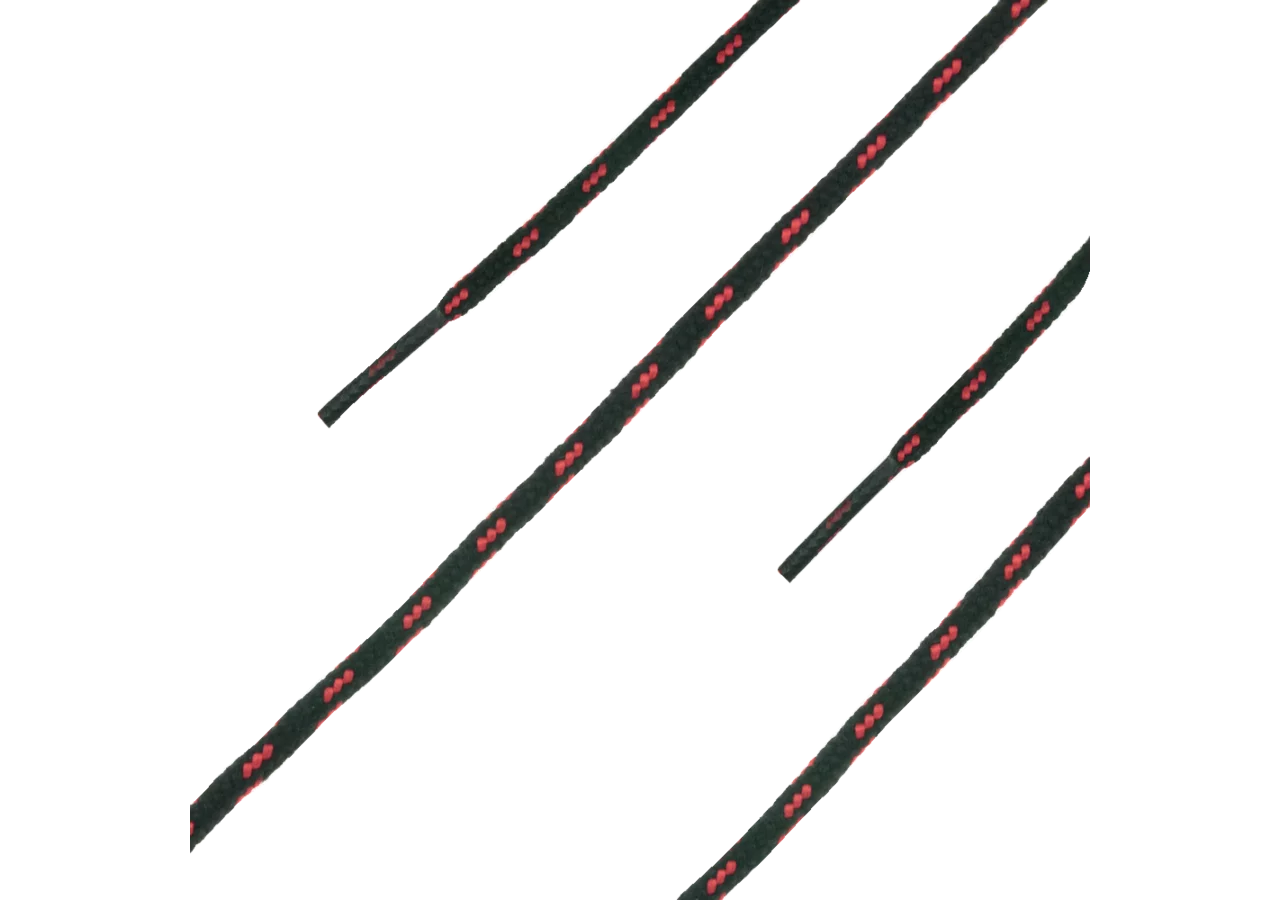 Schnürsenkel L 120 cm, Farbe schwarz-rot Haix