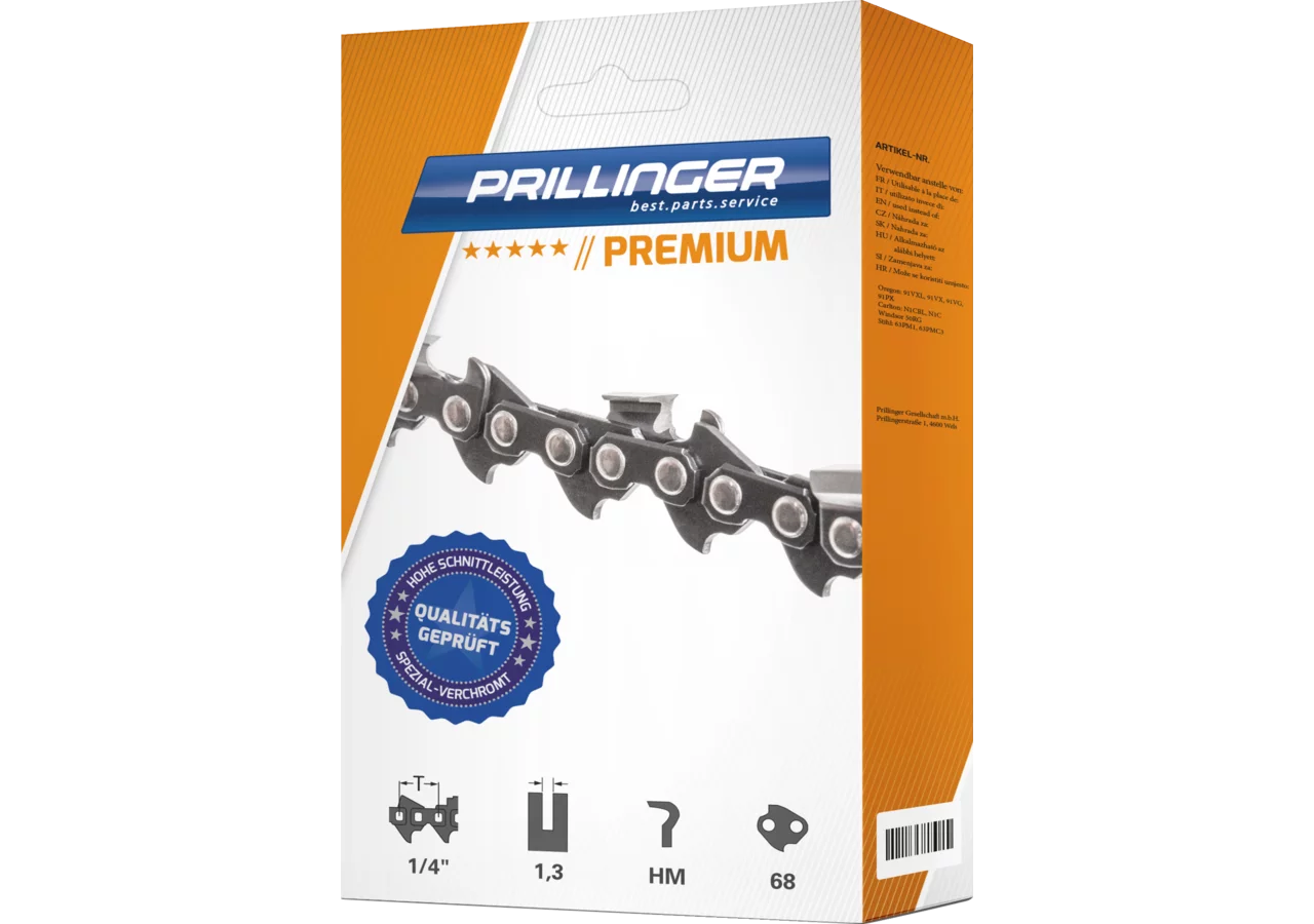 Sägekette Premium T .325 Zoll, VM, S 1,5 mm, 78E Prillinger Premium
