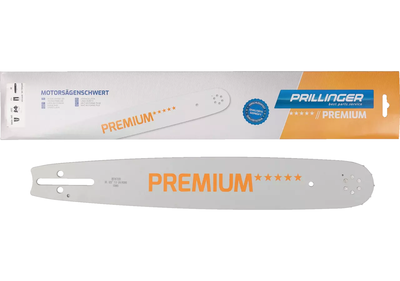 Motorsägenschwert Premium L 38 cm, T .325 Zoll, S 1,3 mm Prillinger Premium