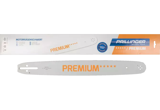 Motorsägenschwert Premium L 45 cm, T .325 Zoll, S 1,5 mm Schlanke Form, mit 4 Nieten im Prillinger Premium