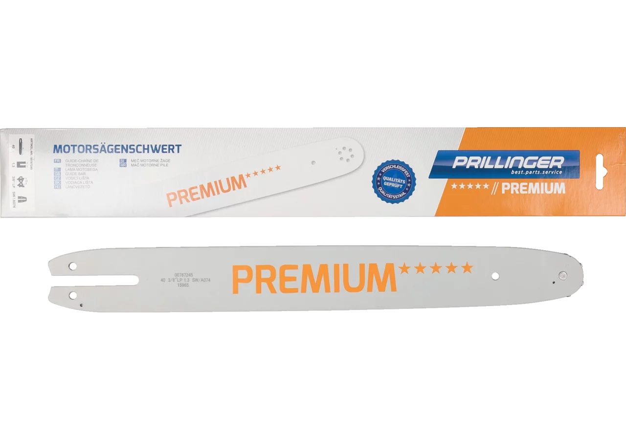 Motorsägenschwert Premium L 40 cm, T 3/8 Zoll, S 1,3 mm Prillinger Premium
