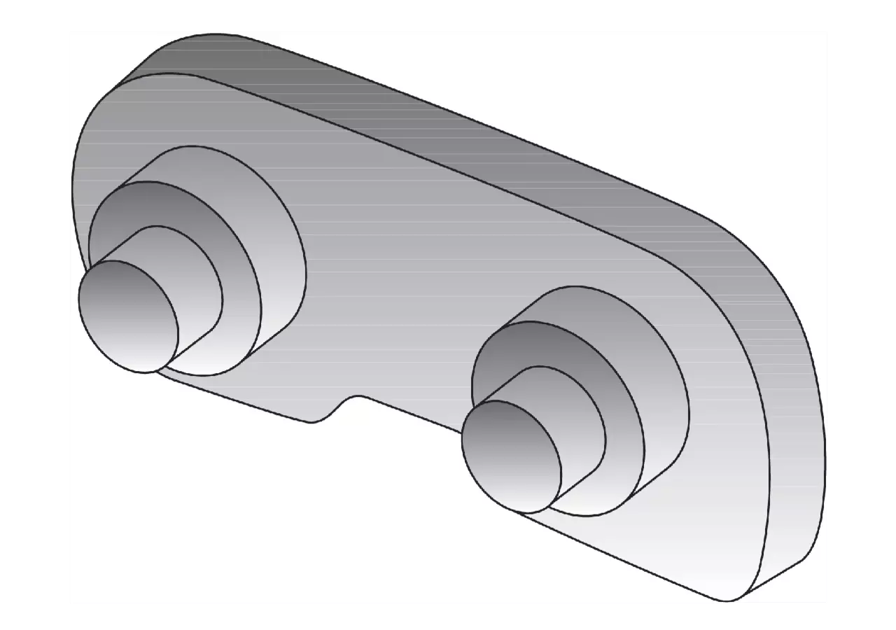 Steckglied T 3/8 Zoll, S 1,5 mm, mit Nieten, 20 Stück für Prillinger Ketten GartenShop24