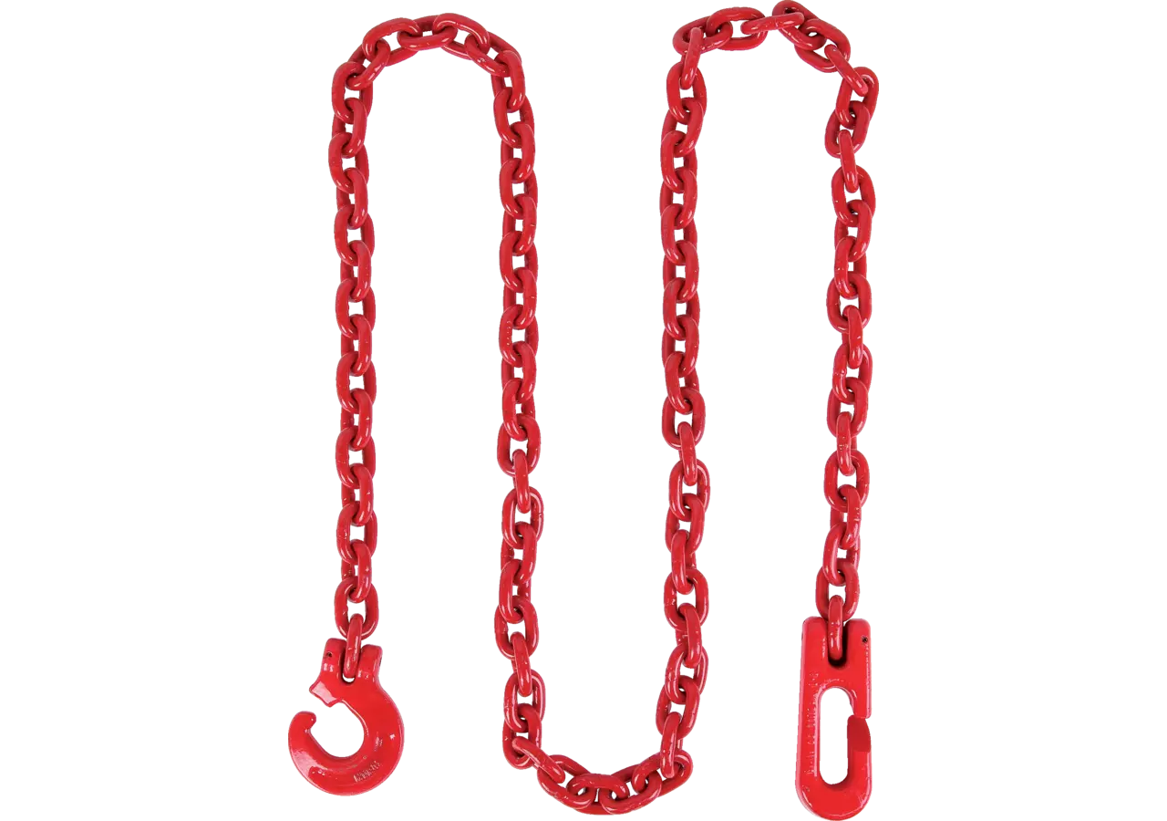 Kuppelchokerkette 7 mm, L 2.000 mm, Güte 80, Rot GartenShop24