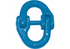 Verbindungsglied für Kette 8 mm, Güte 100, Blau GartenShop24