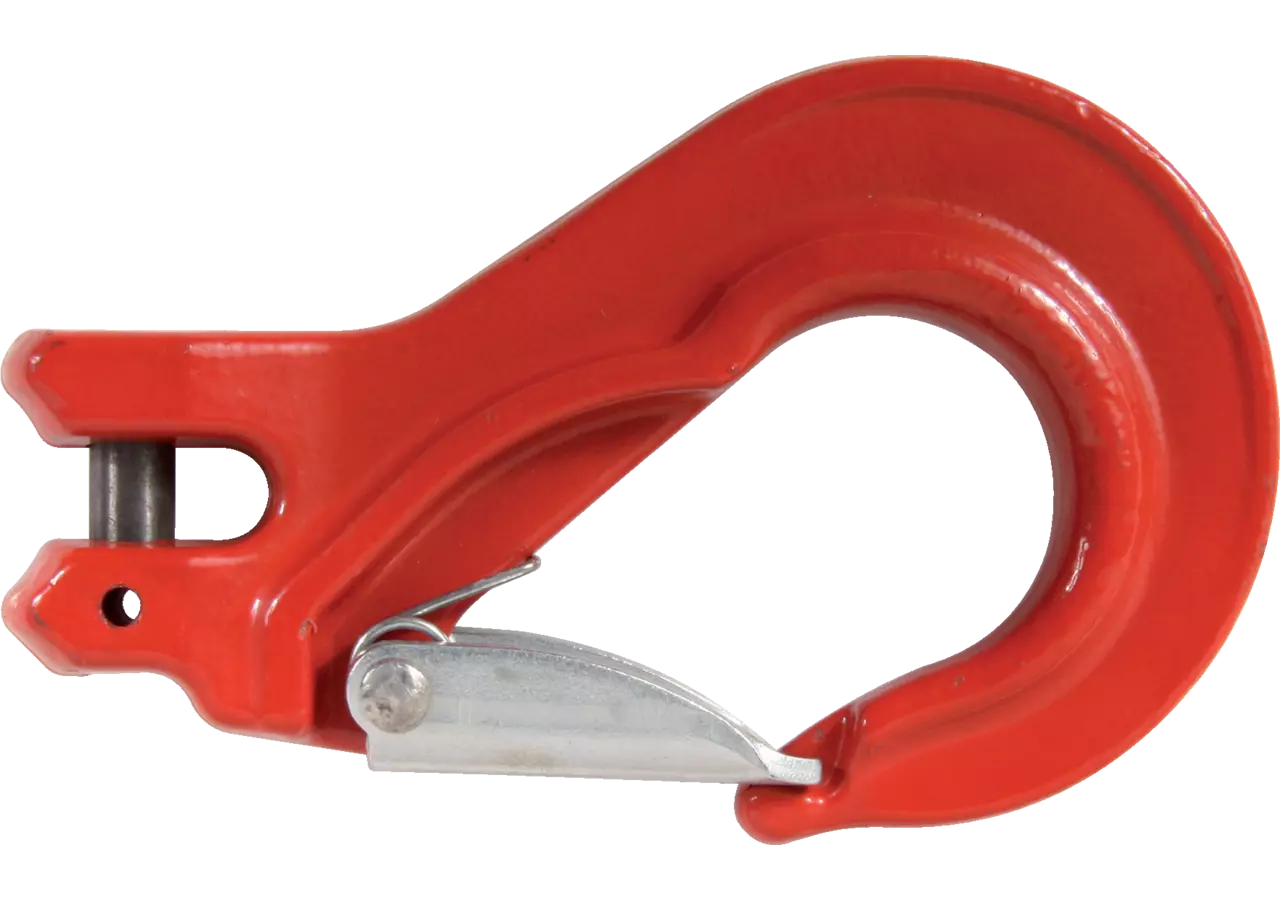 Lasthaken für Kette 10 mm, Güte 80, Rot Mit Gabelkopf und stabiler Spe GartenShop24