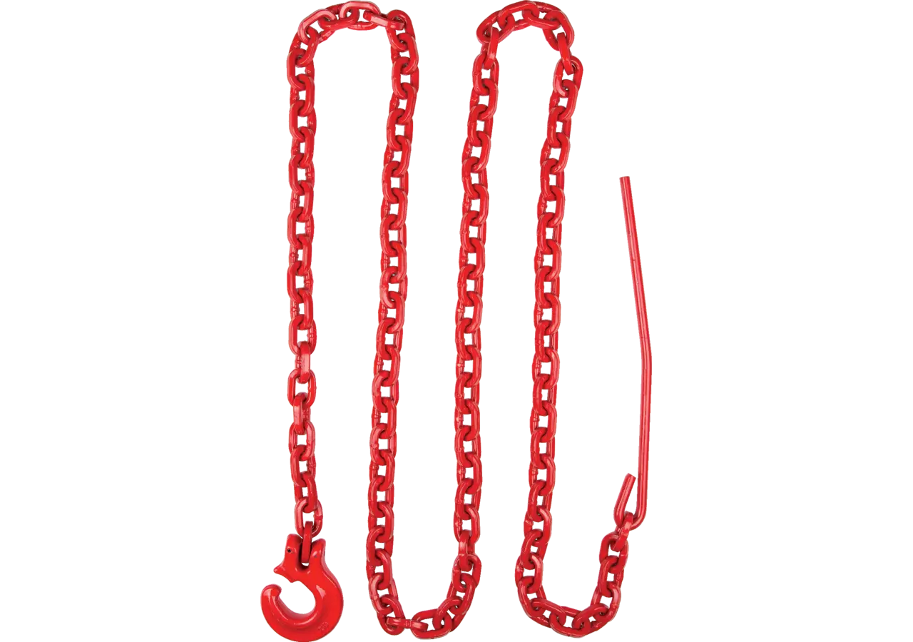 Würgekette 7 mm, L 2.500 mm, Güte 80, Rot GartenShop24