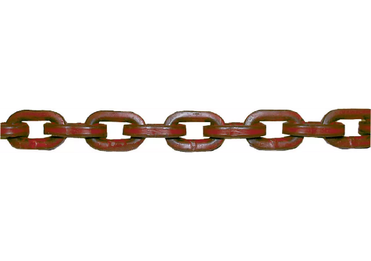 Vierkantkette 8 mm, Meterware, Güte 80, Rot GartenShop24