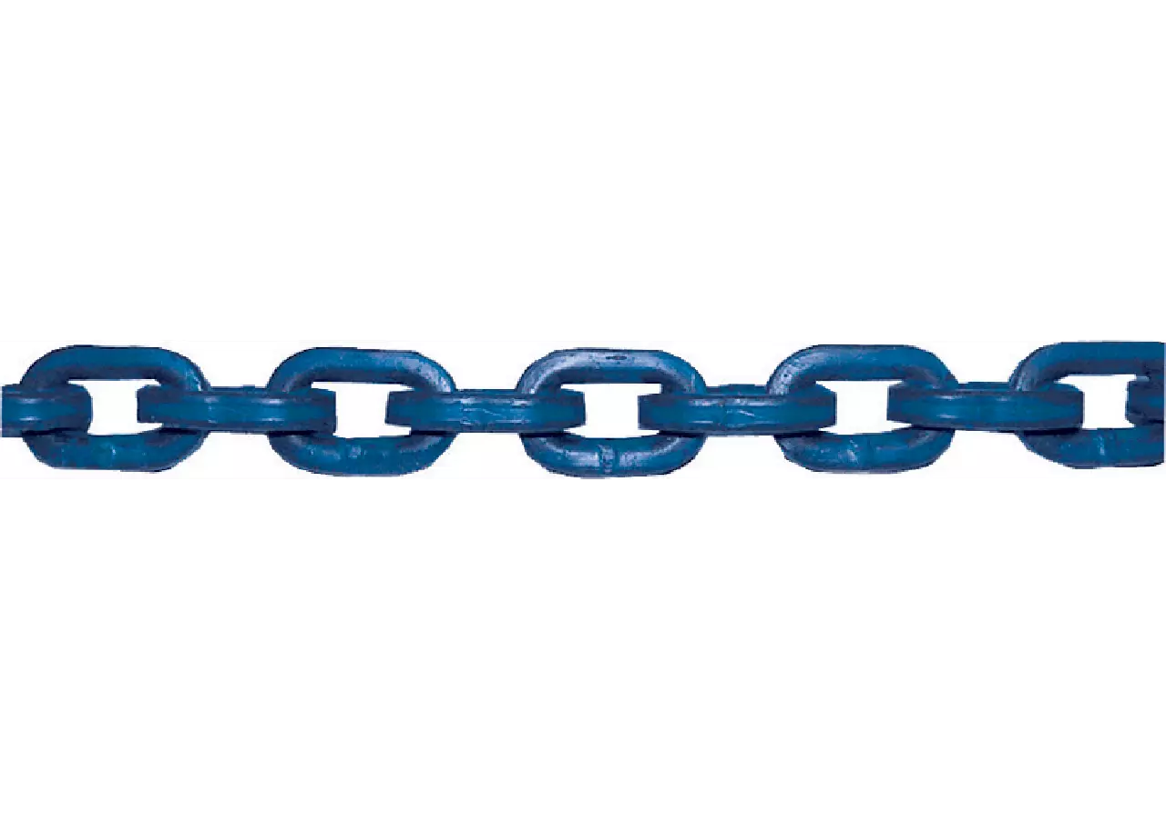 Vierkantkette 10 mm, Meterware, Güte 100, Blau GartenShop24