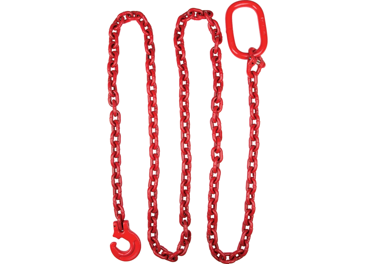 Rückekette 8 mm, L 2.000 mm, Güte 80, Rot GartenShop24