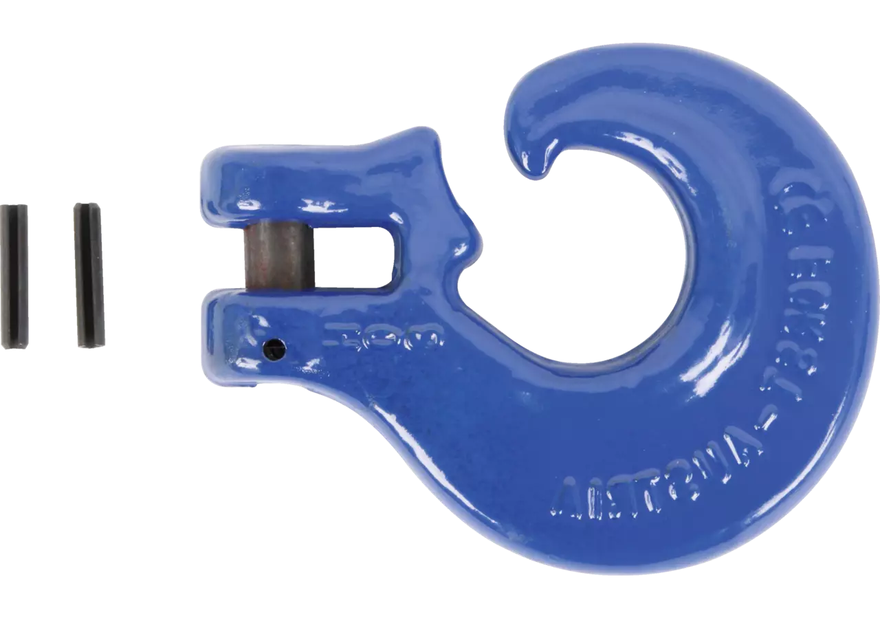 Schlitzringhaken für Kette 6-7 mm, Güte 100, Blau GartenShop24