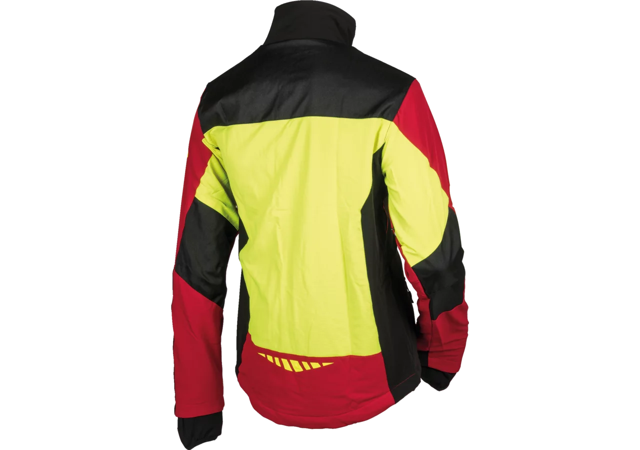 Forstjacke Woodcreek, Rot-Schwarz-Gelb, Größe XXXL GartenShop24