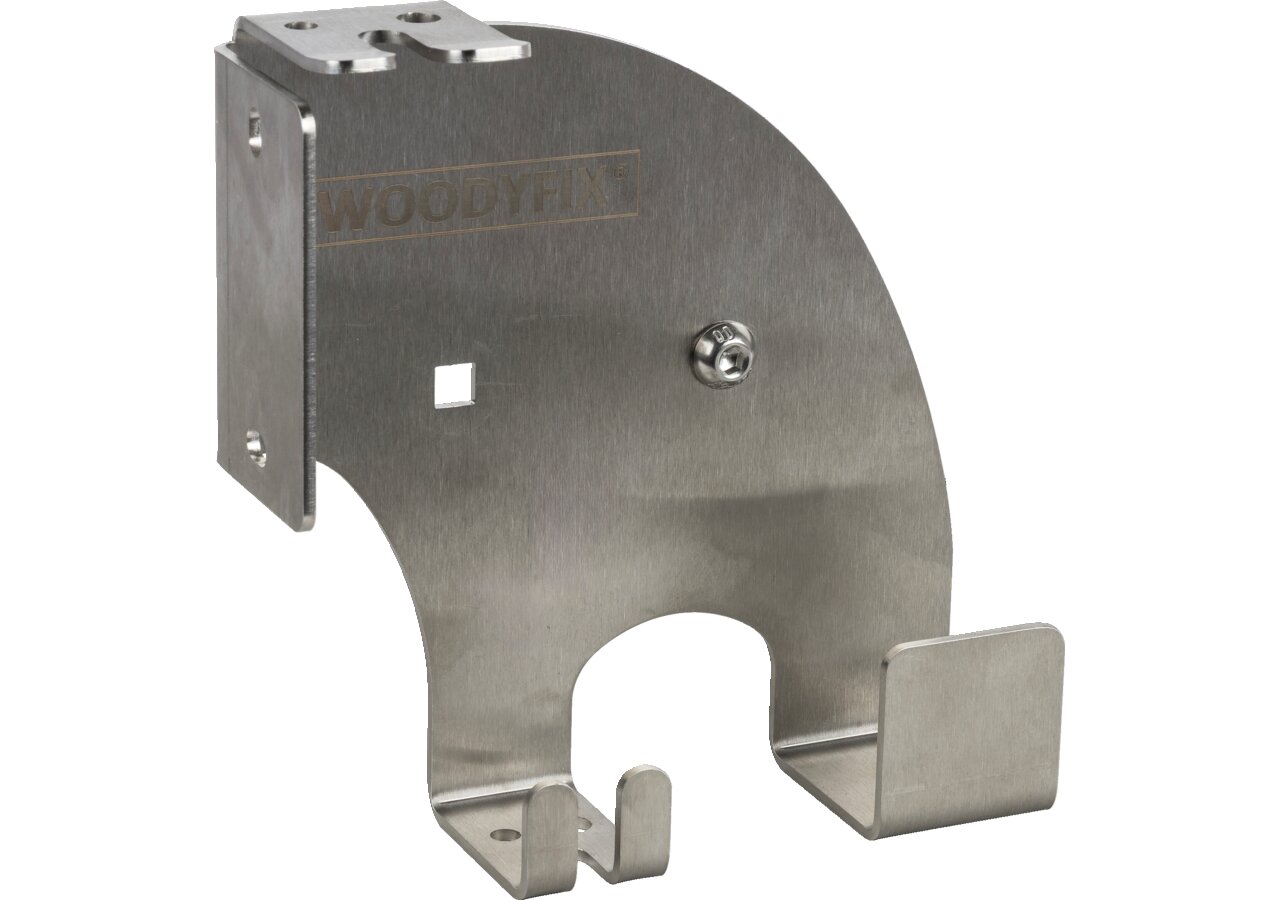 Motorsägenhalter Woodyfix-Multitool 3.0 aus Edelstahl mit Zubehöraufnahme GartenShop24