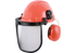 Forsthelm mit Metallgitter-Visier, Orange GartenShop24