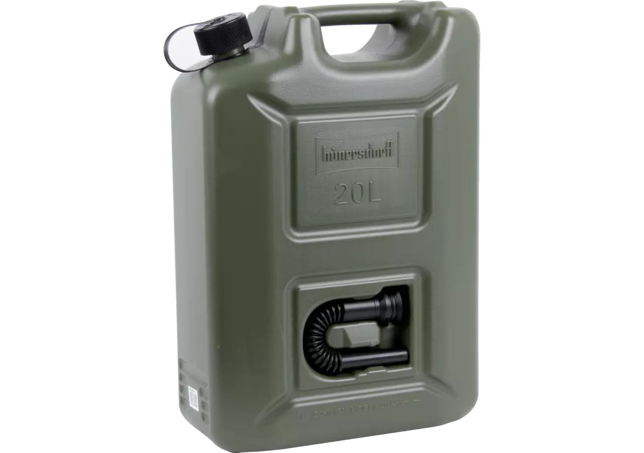 Benzinkanister aus Kunststoff, 20 Liter, Oliv GartenShop24