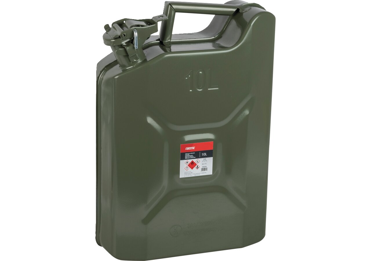 Benzinkanister aus Metall, 10 Liter GartenShop24