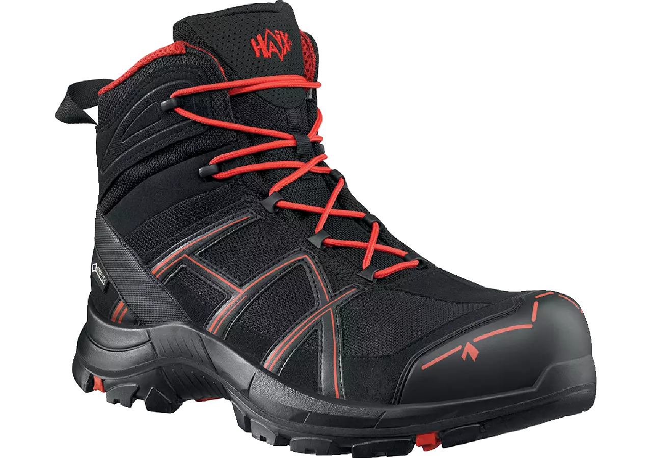 Sicherheitsschuh Black Eagle Safety 40.1 Mid, black-red Haix