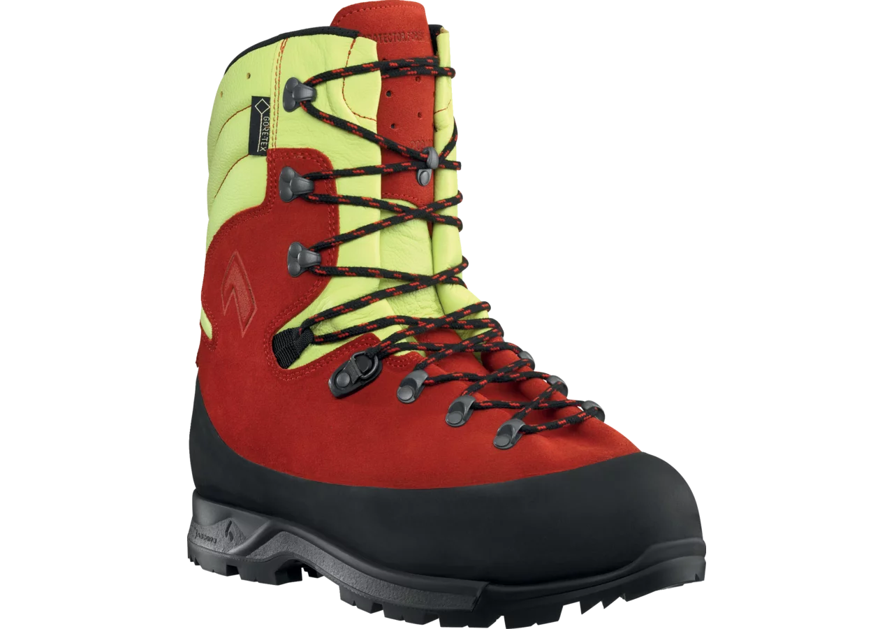 Schnittschutzschuh Protector Forest 2.1 GTX, Rot-Gelb Haix