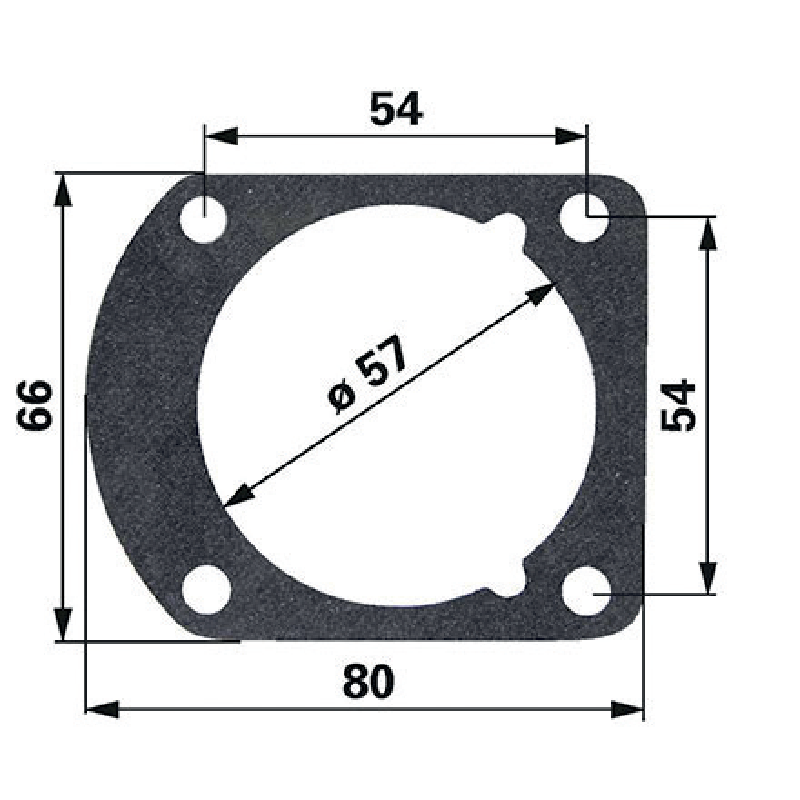 Zylinderfußdichtung Husqvarna 501512204 – Original-Ersatzteil für Husqvarna 61, 266, 268, 272