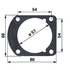 Zylinderfußdichtung Husqvarna 501512204 – Original-Ersatzteil für Husqvarna 61, 266, 268, 272